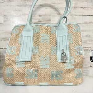 Steve Madden Women Teal‎ Summer Oversized Large Tote Bag
